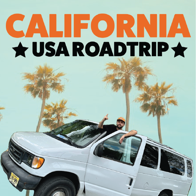 Gasser made it to California!