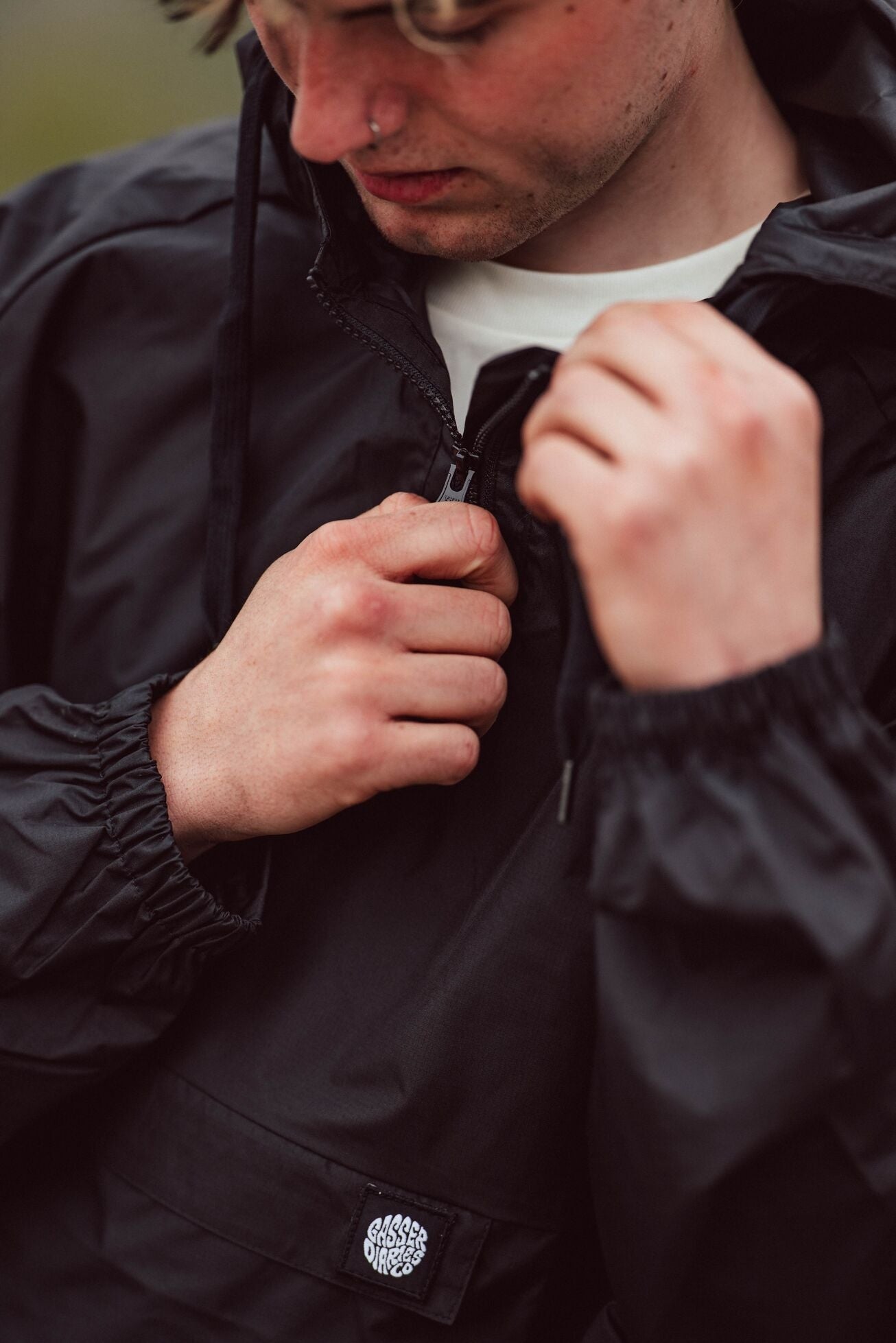 'Drizzly Sessions' Windbreaker