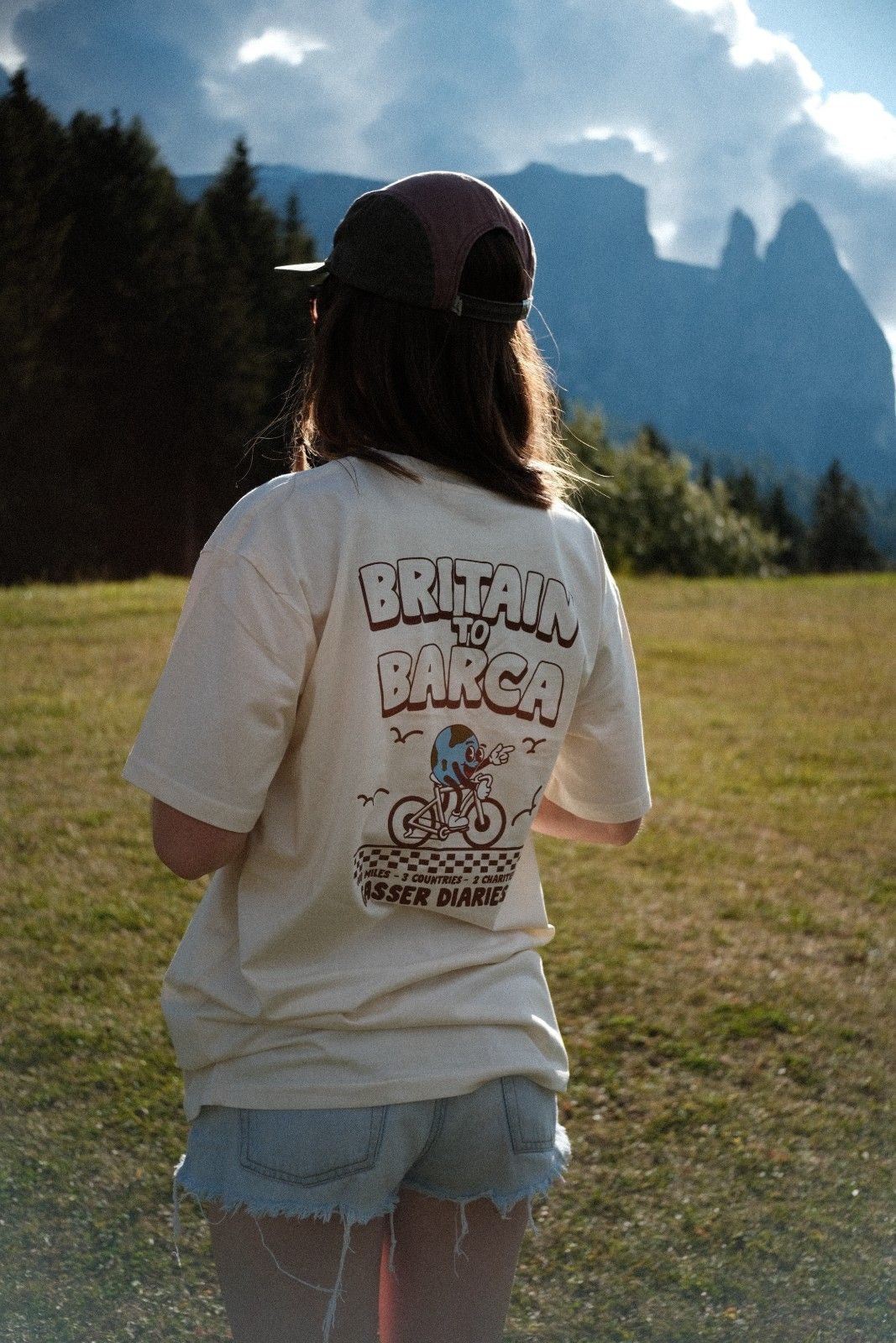 BRITAIN TO BARCA Charity Tee - Ecru