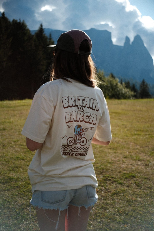BRITAIN TO BARCA Charity Tee - Ecru