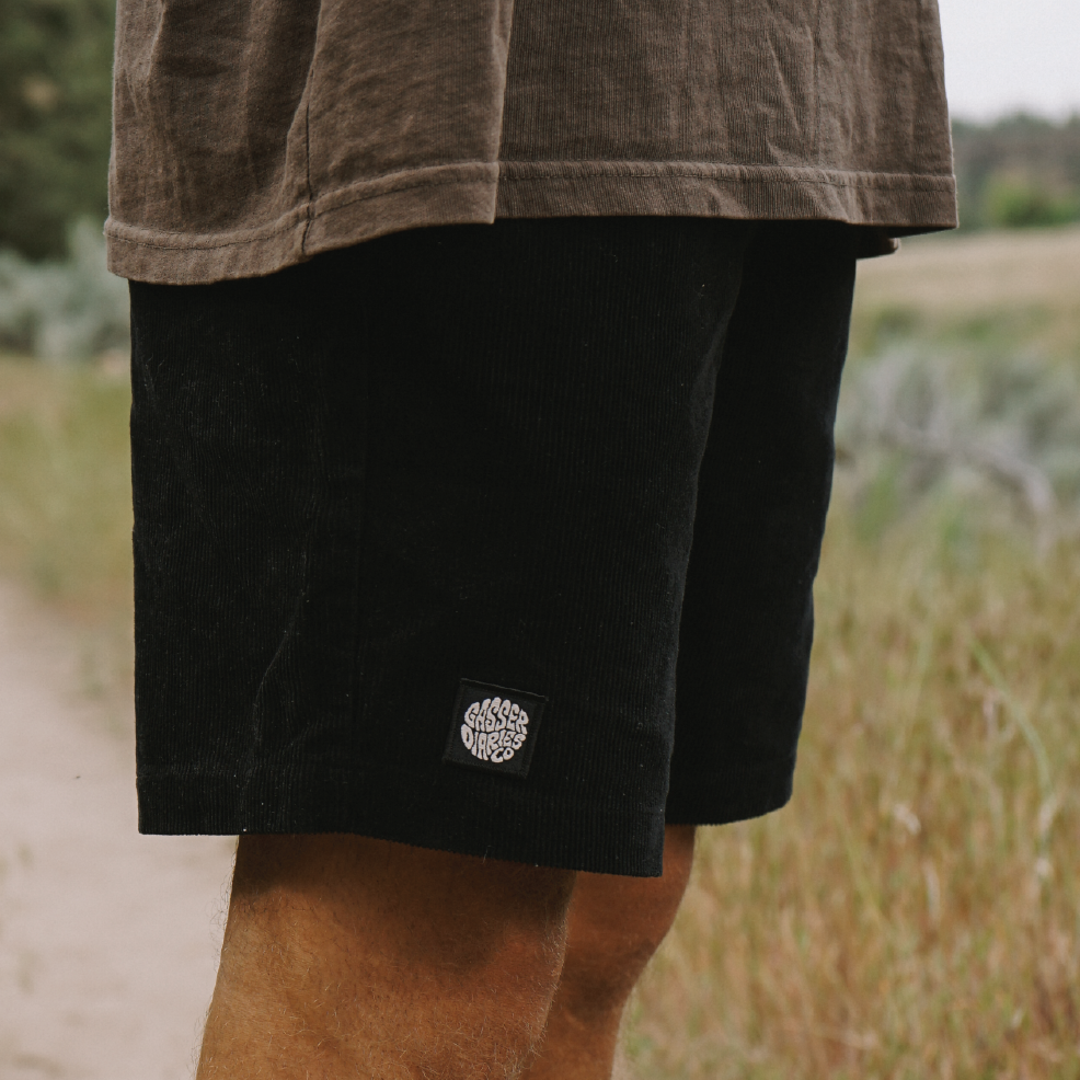 Cord Shorts - Black