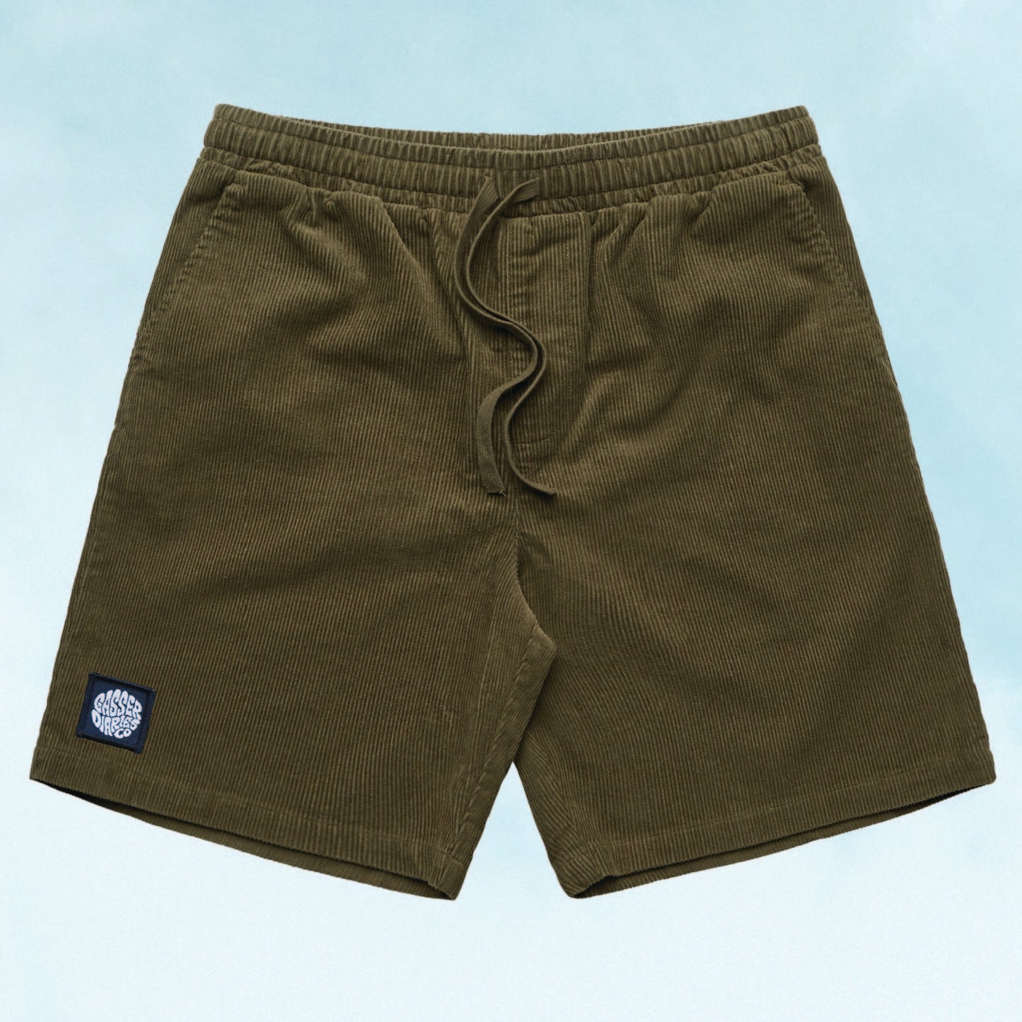 Cord Shorts - Army Green