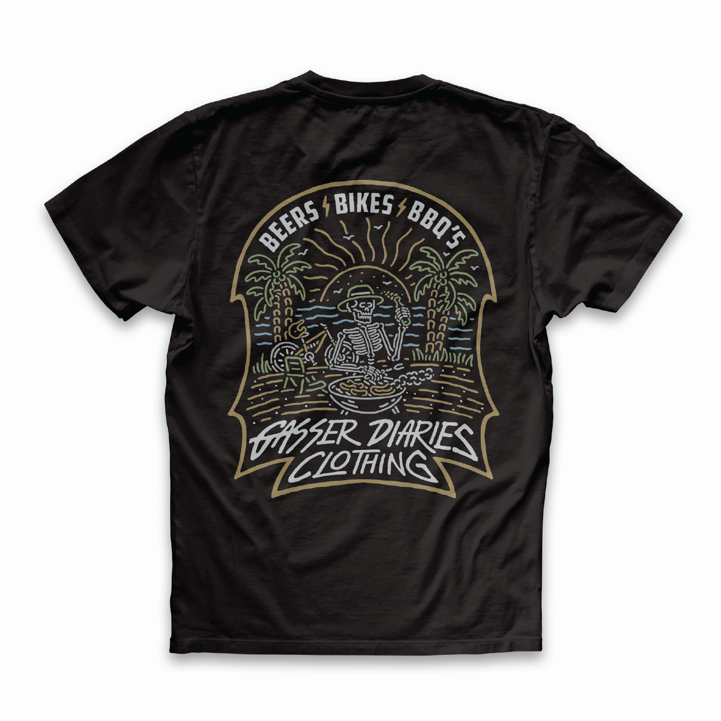 'BEERS BIKES BBQ'S' T-Shirt - YOUTH