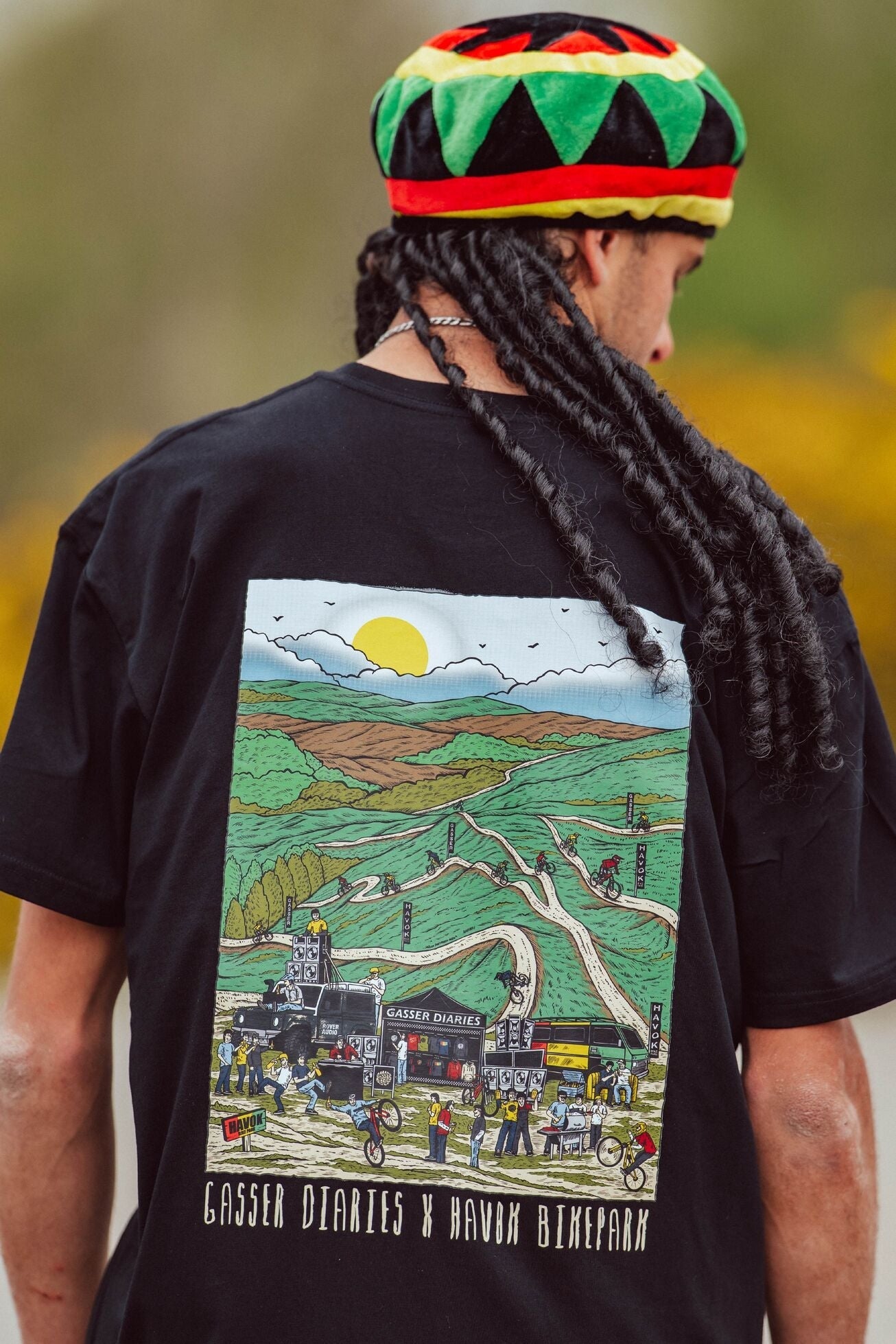 HAVOK BIKEPARK X GASSER Collab Tee