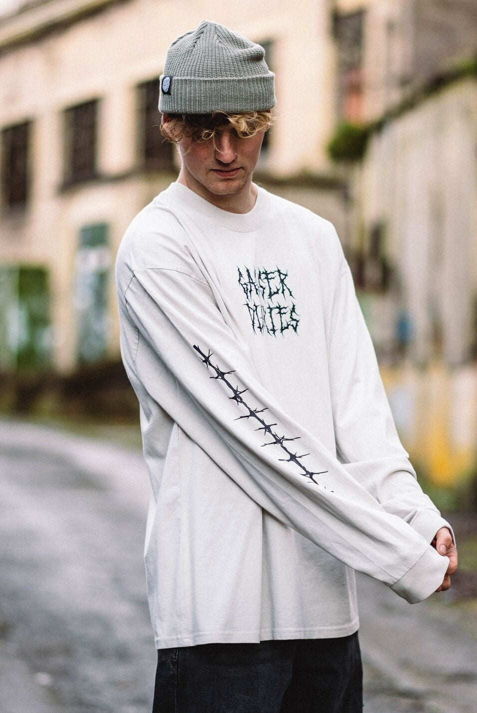 Faded Heavy Longsleeve - Bone